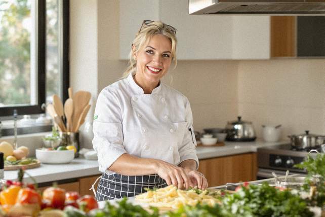 Annabel Ferrie Venner beim Kochen